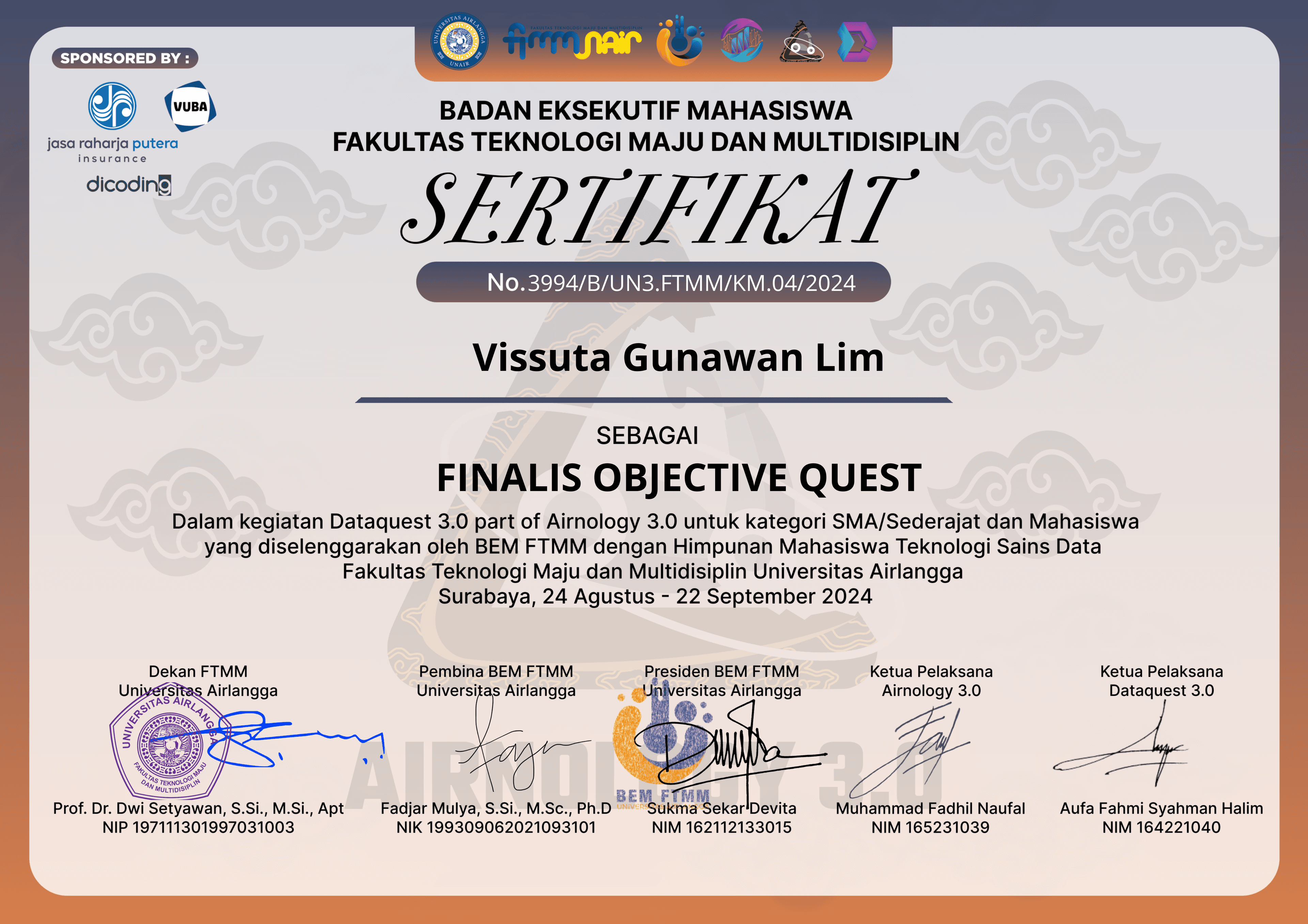 Finalist - Dataquest Competition